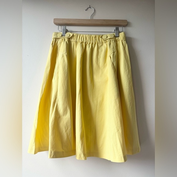 ZARA | Yellow midi skirt | M - Picture 5 of 6
